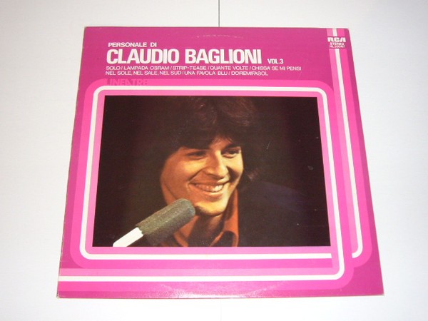 Claudio Baglioni ‎– Personale Di Claudio Baglioni Vol. 3 (Used Vinyl)