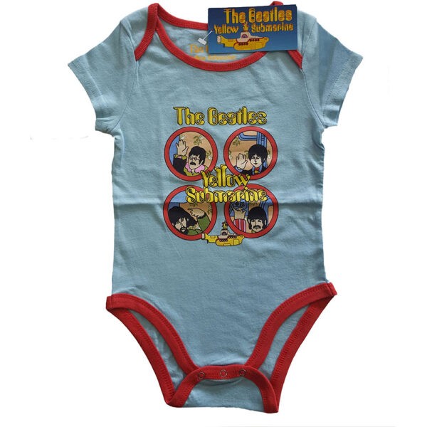 The Beatles Baby Grow - Yellow Submarine Portholes