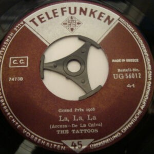 The Tattoos ‎– La, La, La / Congratulations (Used Vinyl)