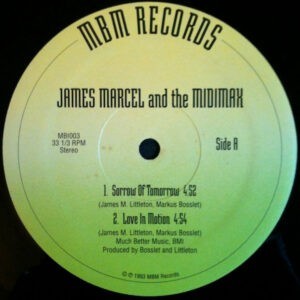 James Marcel And The Midimax ‎– Sorrow Of Tomorrow (Used Vinyl) (12'')