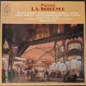 Puccini - Renata Scotto, Alfredo Kraus, Sherrill Milnes, Carol Neblett, Matteo Manuguerra, Paul Plishka, Renato Capecchi, Italo Tajo, Ambrosian Opera Chorus, National Philharmonic Orchestra, James Levine ‎– La Bohème (Used Vinyl) (BOX)