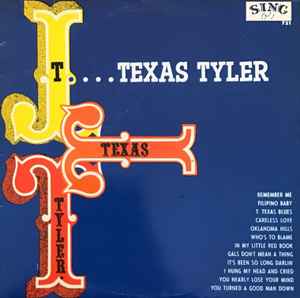 T. Texas Tyler ‎– T. Texas Tyler (Used Vinyl)