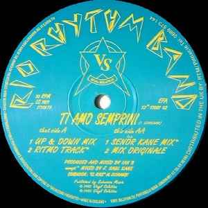 Rio Rhythm Band ‎– Ti Amo Semprini (Used Vinyl) (12")