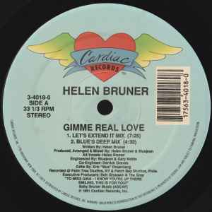 Helen Bruner ‎– Gimme Real Love (Used Vinyl) (12")