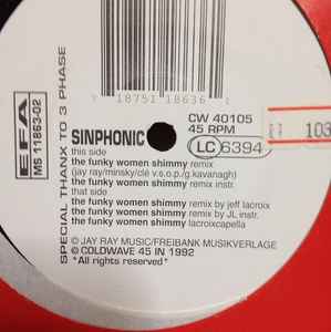 Sinphonic ‎– The Funky Women Shimmy (Used Vinyl) (12")