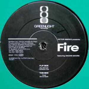 Victor Imbres Featuring Dihann Moore ‎– Fire (Used Vinyl) (12")