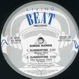 Simon Harris ‎– Summertime (Used Vinyl) (12")