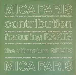 Mica Paris Featuring Rakim ‎– Contribution (Used Vinyl) (12")