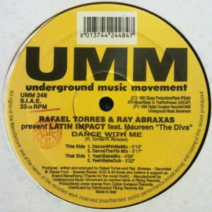 Rafael Torres & Ray Abraxas Present Latin Impact Feat. Maureen "The Diva"* ‎– Dance With Me (Used Vinyl) (12")