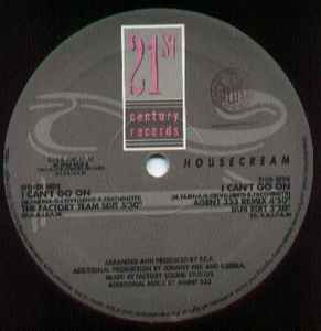 Housecream ‎– I Can't Go On (Used Vinyl) (12")