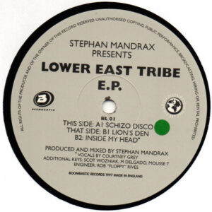 Stephan Mandrax ‎– Lower East Tribe E.P. (Used Vinyl) (12'')