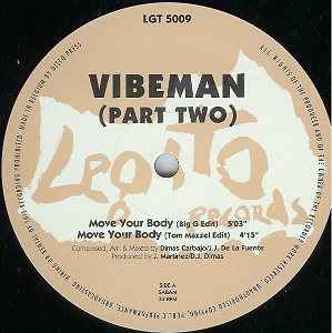 Vibeman (Part Two) ‎– Move Your Body (Used Vinyl) (12")