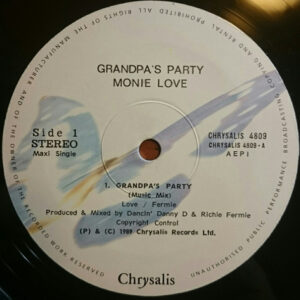 Monie Love ‎– Grandpa's Party (Used Vinyl) (12'')