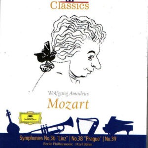 Wolfgang Amadeus Mozart, Karl Böhm, Berlin Philharmonic ‎– Symphonies No. 36 "Linz" / No.38 "Prague" / No.39 (Used CD)