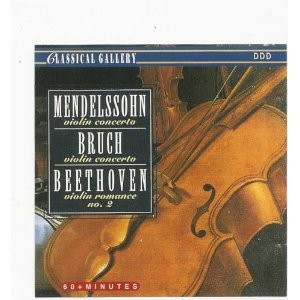 Felix Mendelssohn-Bartholdy - Max Bruch - Ludwig van Beethoven ‎– Violin Concerts (Used CD)