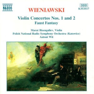 Wieniawski, Marat Bisengaliev, Polish National Radio Symphony Orchestra (Katowice), Antoni Wit ‎– Violin Concertos Nos. 1 And 2 / Faust Fantasy (Used CD)