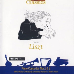 Franz Liszt | Misha Dichter | Pittsburgh Symphony Orchestra | André Previn ‎– Piano Concertos Nos.1 & 2 (Used CD)