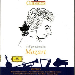 Wolfgang Amadeus Mozart, Staatskapelle Dresden, Wiener Philharmoniker, Berliner Philharmoniker, Das Mozarteum Orchester Salzburg, Karl Böhm, Leopold Hager ‎– Overtures (Used CD)