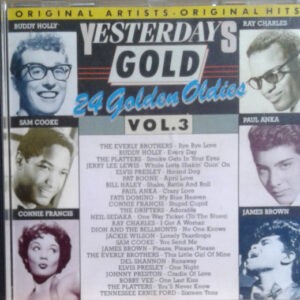 Various ‎– Yesterdays Gold Vol. 3 (24 Golden Oldies) (Used CD)