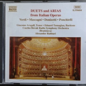 Giuseppe Verdi, Pietro Mascagni, Gaetano Donizetti, Amilcare Ponchielli ‎– Duets And Arias From Italian Operas (Used CD)