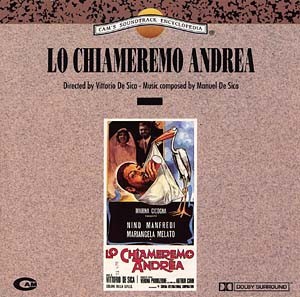 Manuel De Sica ‎– Lo Chiameremo Andrea (Original Soundtrack) (Used CD)