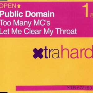 Public Domain ‎– Too Many MC's / Let Me Clear My Throat (Used CD)