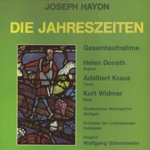 Joseph Haydn - Helen Donath, Adalbert Kraus, Kurt Widmer, Süddeutscher Madrigalchor Stuttgart, Orchester Der Ludwigsburger Festspiele Dirigent: Wolfgang Gönnenwein ‎– Die Jahreszeiten (Gesamtaufnahme) (Used Vinyl) (Box Set)