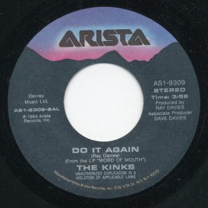 The Kinks ‎– Do It Again (Used Vinyl) (7'')