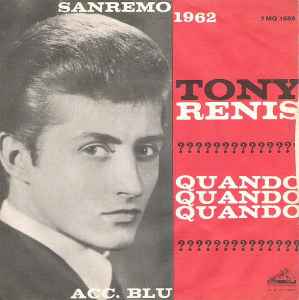 Tony Renis ‎– Quando, Quando, Quando (Used Vinyl) (7″)