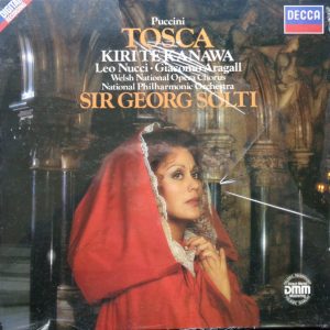 Puccini - Kiri Te Kanawa, Leo Nucci, Giacomo Aragall, Welsh National Opera Chorus, National Philharmonic Orchestra, Sir Georg Solti ‎– Tosca (Used Vinyl)(BOX)