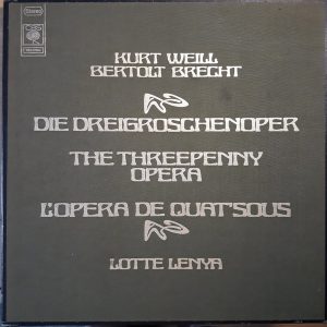 Kurt Weill, Bertolt Brecht - Lotte Lenya ‎– Die Dreigroschenoper = The Threepenny Opera = L'opéra De Quat'sous (Used Vinyl)(BOX)