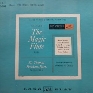 Mozart - Sir Thomas Beecham, Bart., Berlin Philharmonic Orchestra And Chorus ‎– The Magic Flute, K. 620 (Used Vinyl)(BOX)