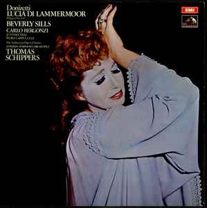 Donizetti, Beverly Sills, Carlo Bergonzi, Justino Diaz, Piero Cappuccilli, The Ambrosian Opera Chorus, London Symphony Orchestra, Thomas Schippers ‎– Lucia Di Lammermoor (Used Vinyl)