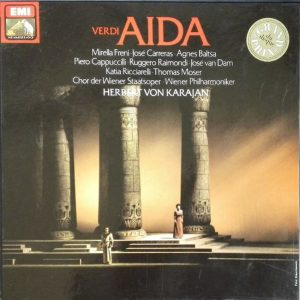 Verdi, Mirella Freni, José Carreras, Agnes Baltsa, Piero Cappuccilli, Ruggero Raimondi, José van Dam, Katia Ricciarelli, Thomas Moser, Chor Der Wiener Staatsoper, Wiener Philharmoniker, Herbert Von Karajan-Aida (Used Vinyl)(BOX)