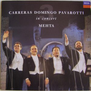 Carreras, Domingo, Pavarotti, Mehta ‎– In Concert (Used Vinyl)