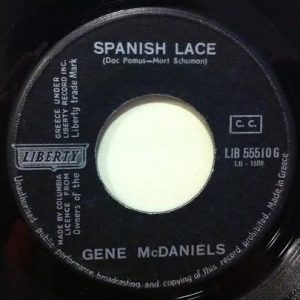 Gene McDaniels ‎– Spanish Lace (Used Vinyl)(7")