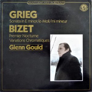 Grieg / Bizet - Glenn Gould ‎– Sonata In E Minor / Premier Nocturne - Variations Chromatiques (Used Vinyl)