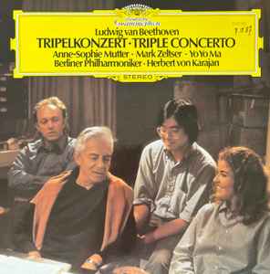 Ludwig van Beethoven, Anne-Sophie Mutter ∙ Mark Zeltser ∙ Yo Yo Ma, Berliner Philharmoniker ∙ Herbert von Karajan ‎– Tripelkonzert • Triple Concerto (Used Vinyl)