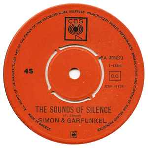 Simon & Garfunkel ‎– The Sounds Of Silence