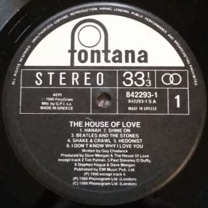 The House Of Love ‎– The House Of Love (Used Vinyl)